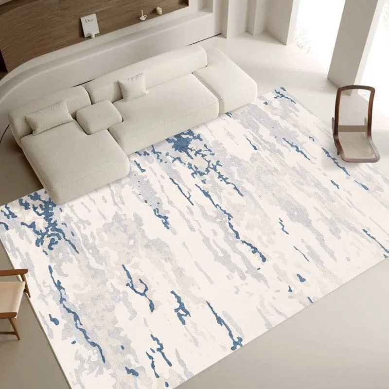 Light Luxury Carpet Home Decoration Large Area Living Room Bedroom Study Cloakroom Thickened Soft Polyester Rugs