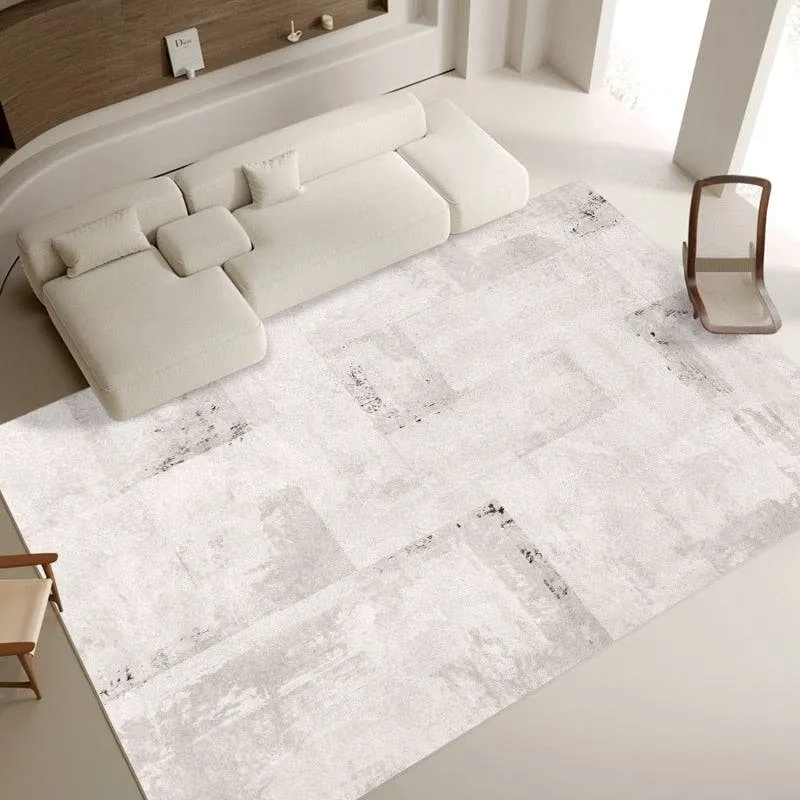 Light Luxury Carpet Home Decoration Large Area Living Room Bedroom Study Cloakroom Thickened Soft Polyester Rugs