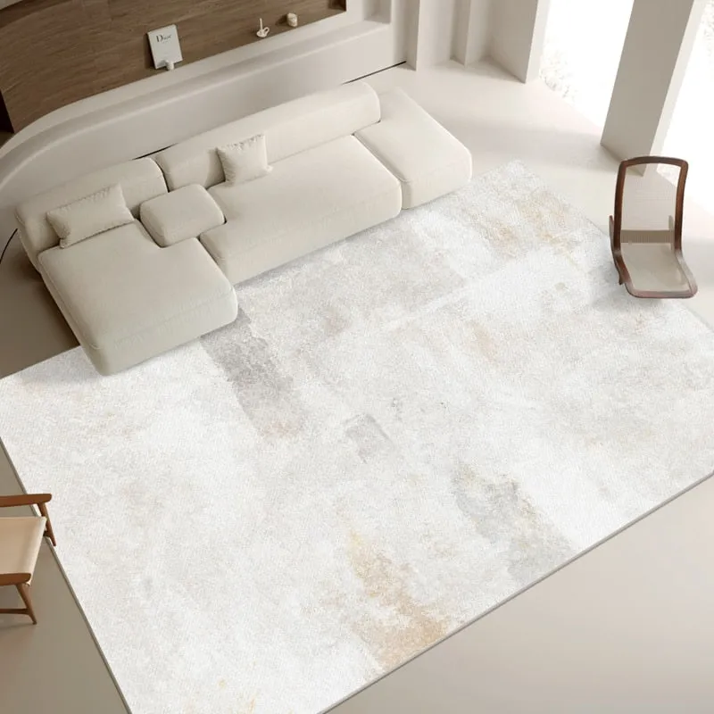 Light Luxury Carpet Home Decoration Large Area Living Room Bedroom Study Cloakroom Thickened Soft Polyester Rugs