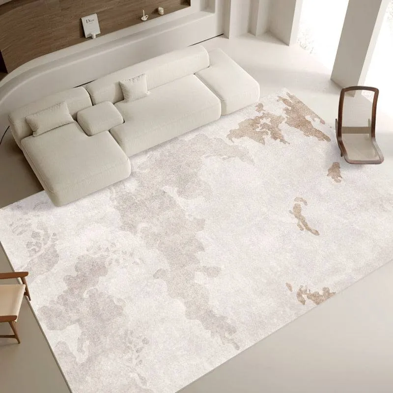 Light Luxury Carpet Home Decoration Large Area Living Room Bedroom Study Cloakroom Thickened Soft Polyester Rugs
