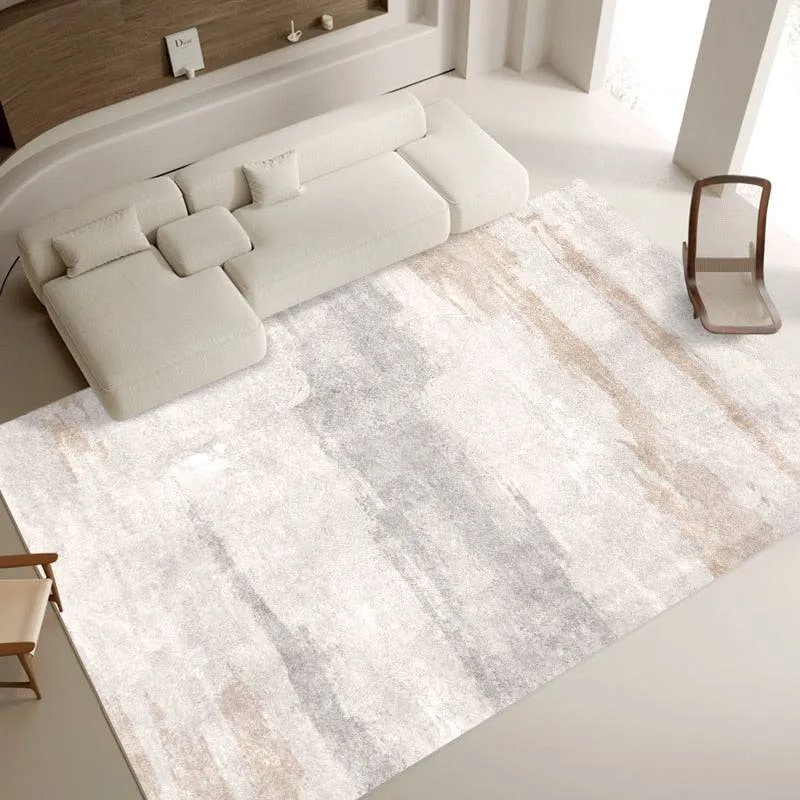 Light Luxury Carpet Home Decoration Large Area Living Room Bedroom Study Cloakroom Thickened Soft Polyester Rugs