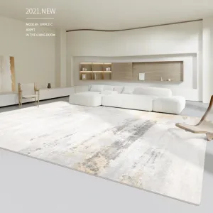 Light Luxury Carpet Home Decoration Large Area Living Room Bedroom Study Cloakroom Thickened Soft Polyester Rugs