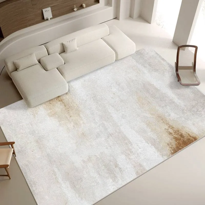 Light Luxury Carpet Home Decoration Large Area Living Room Bedroom Study Cloakroom Thickened Soft Polyester Rugs