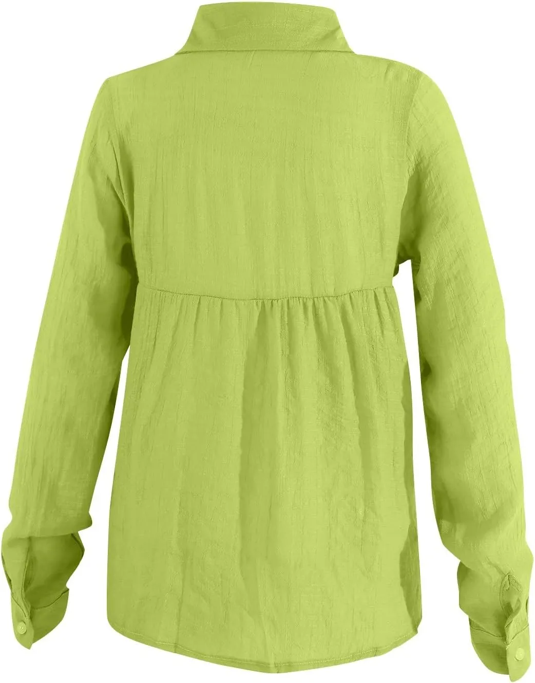 Linen Shirts for Women Summer Short Sleeve Relaxed Button Up Shirt Plus Size Summer Clothes Outfits 2024