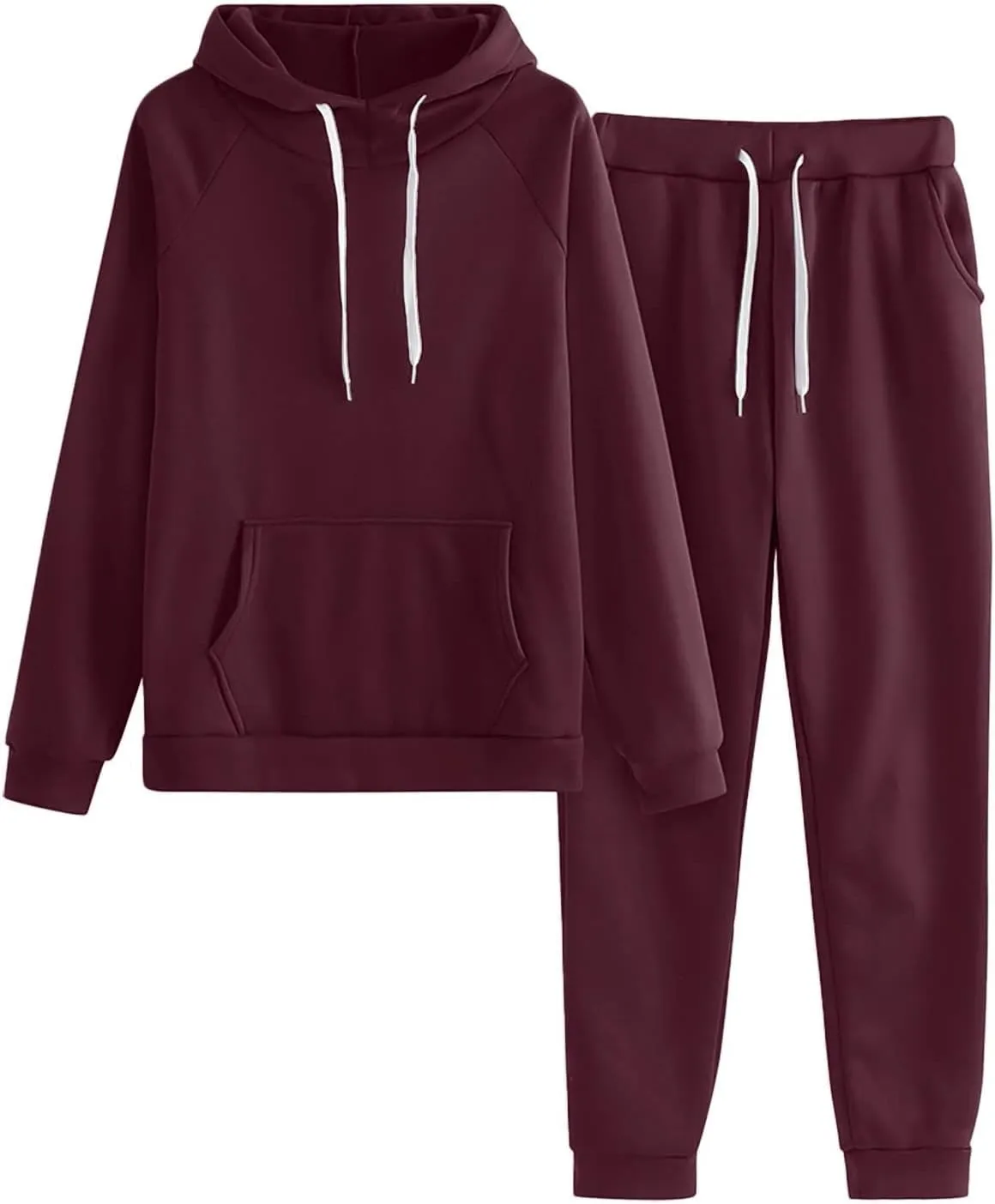 Lounge Sets for Women 2024 Long Sleeve Crewneck Baggy Shorts Sweatshirt with Jogger Pants 2 Piece