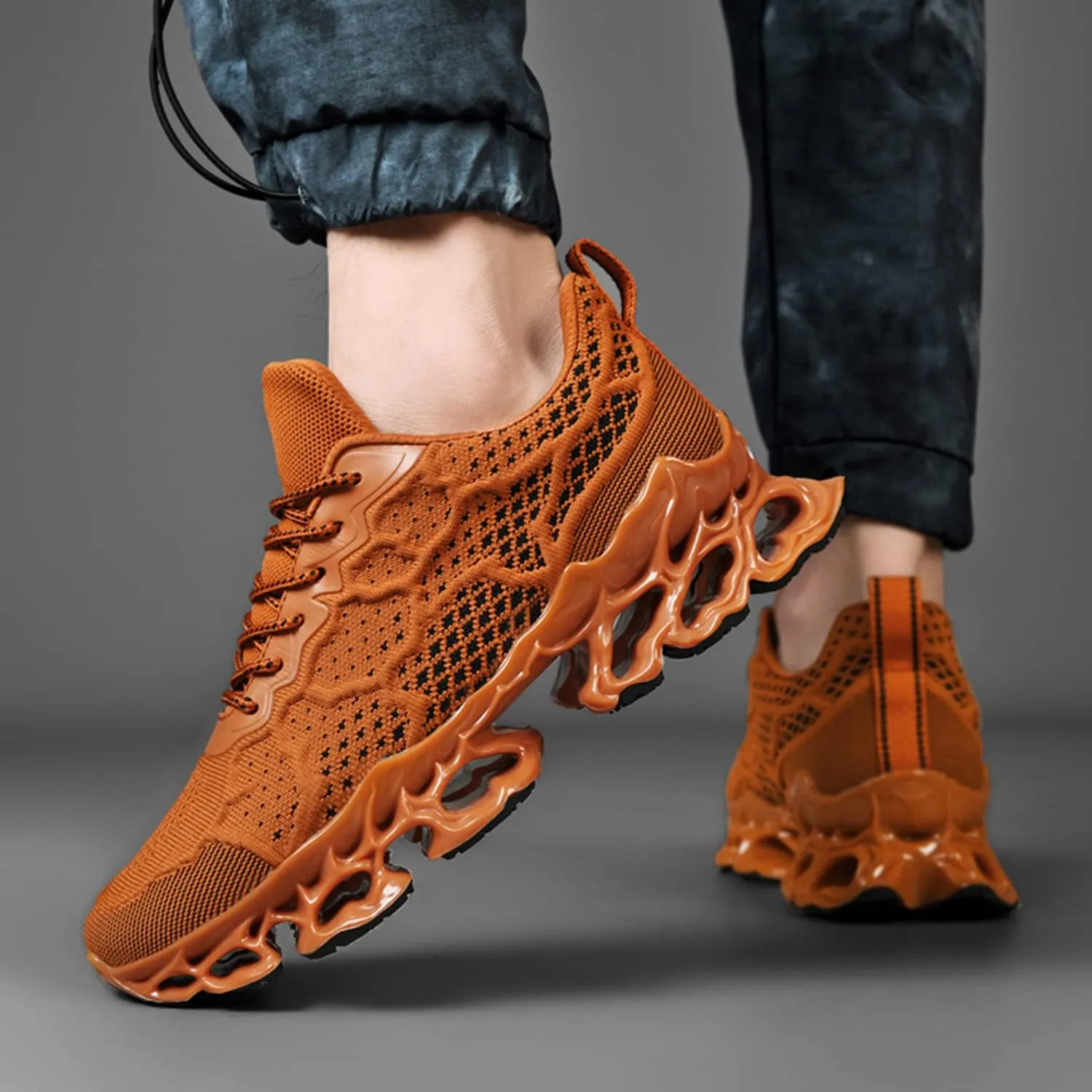 Men Sport Trail Running Athletic Blade Sneakers Walking Shoes Tennis Shoes