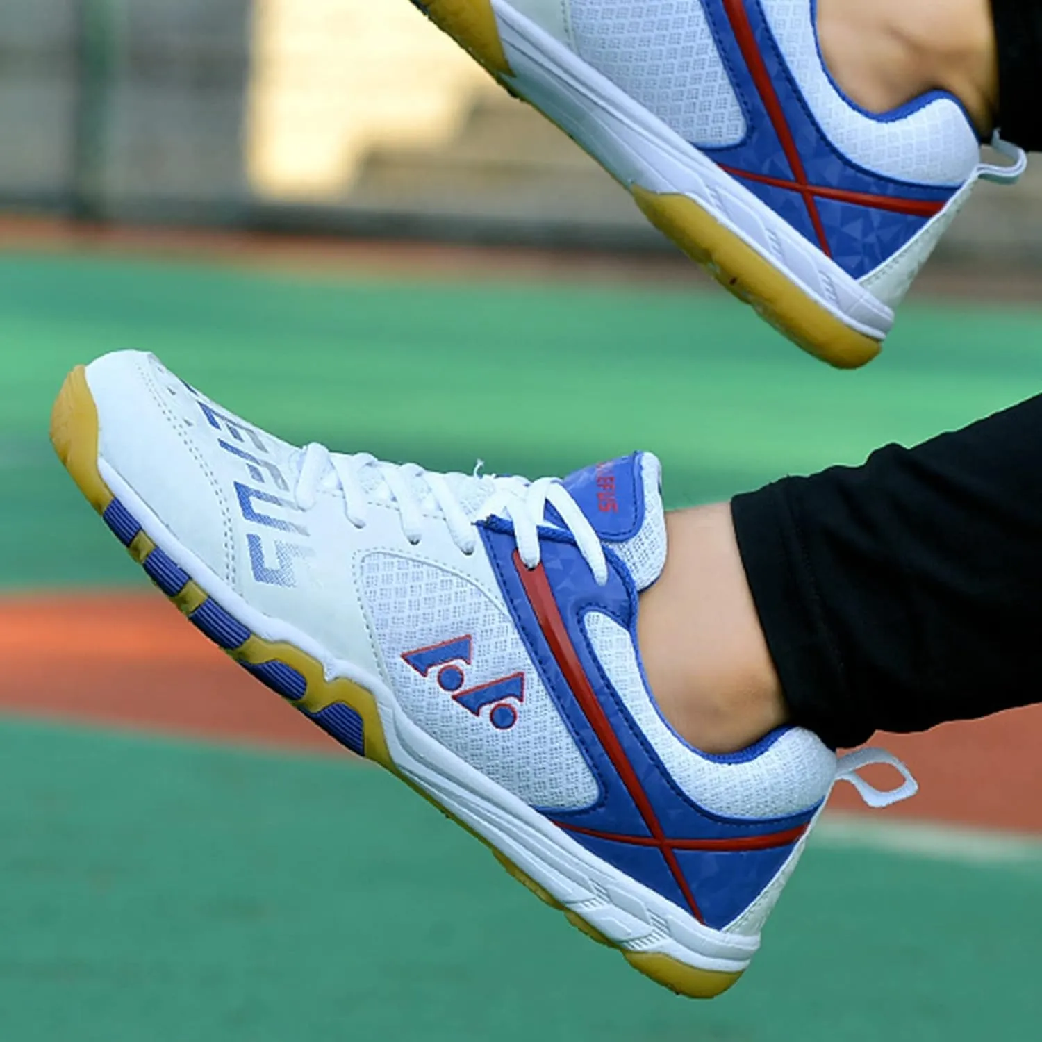 Men's Badminton Tennis Shoes Non Slip Comfort Lightweight Table Tennis Volleyball Sport Shoes