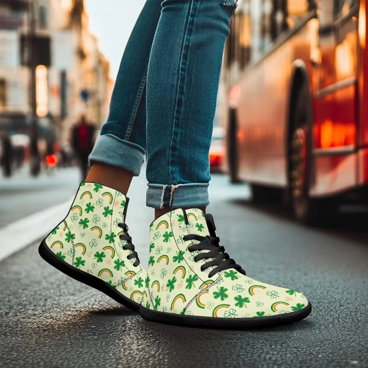 Mens Barefoot Shoes High Top Wide Toe Footwear with Zero Drop Sole Anti Slip Lace Up Ankle Boots for Walking