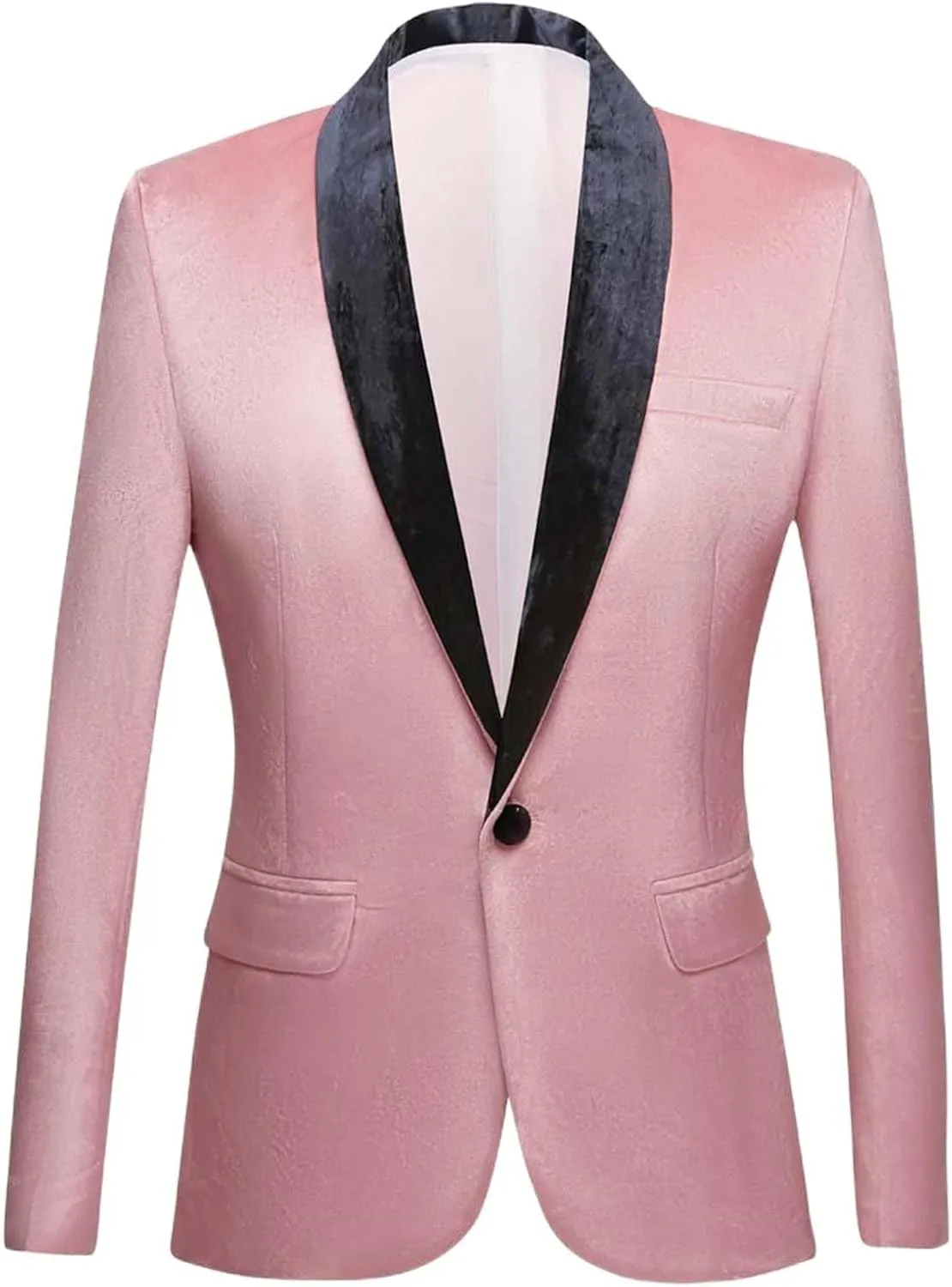 Men's Suits Slim-fit Velvet Casual European Formal Blazer for Men