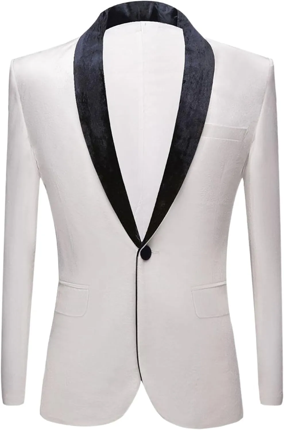 Men's Suits Slim-fit Velvet Casual European Formal Blazer for Men