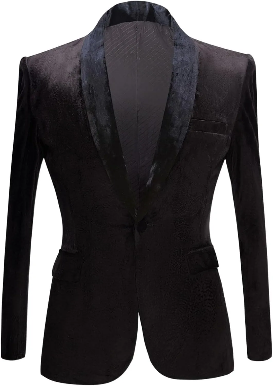 Men's Suits Slim-fit Velvet Casual European Formal Blazer for Men