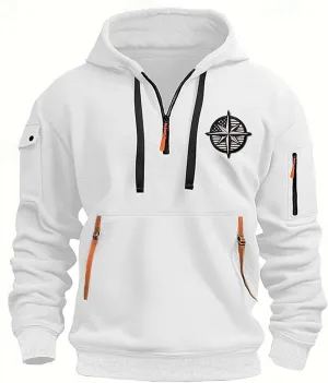 Men's Sweatshirt Cool Outerwear Long Sleeve Lightweight Drawstring Hoodies Trendy Comfy Sports Pullover