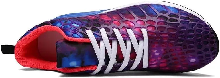 Men's Women's Mixed Color Fashion Air Sole Walking Sneakers for Sport