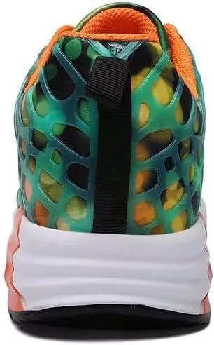 Men's Women's Mixed Color Fashion Air Sole Walking Sneakers for Sport