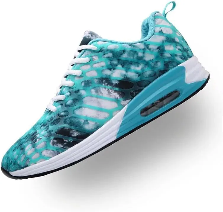 Men's Women's Mixed Color Fashion Air Sole Walking Sneakers for Sport