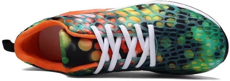 Men's Women's Mixed Color Fashion Air Sole Walking Sneakers for Sport