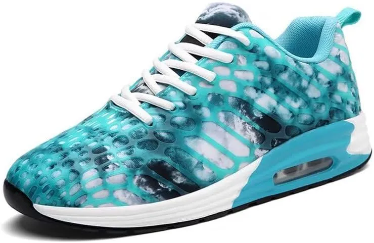 Men's Women's Mixed Color Fashion Air Sole Walking Sneakers for Sport