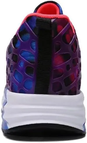 Men's Women's Mixed Color Fashion Air Sole Walking Sneakers for Sport