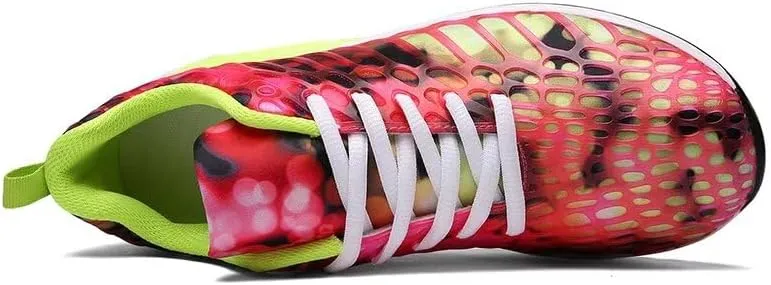 Men's Women's Mixed Color Fashion Air Sole Walking Sneakers for Sport