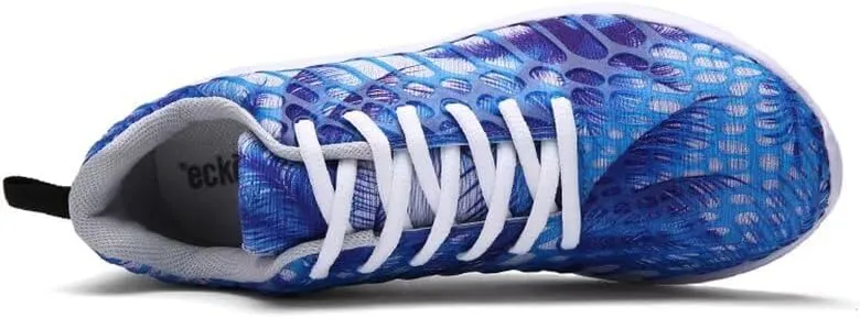 Mens Womens Mixed Color Fashion Lightweight Walking Sneakers for Sport