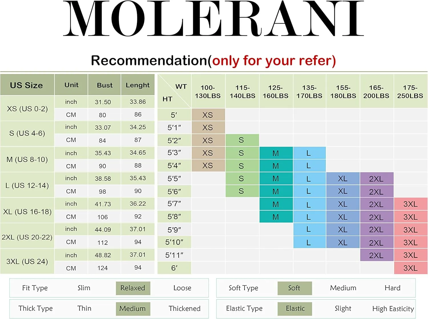 MOLERANI Women's Casual Plain Simple T-Shirt Loose Dress