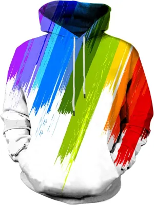 Neemanndy Unisex Colorful Graphic Hoodies 3D Print Cool Sweatshirt Cool Design with Pocket for Men and Women