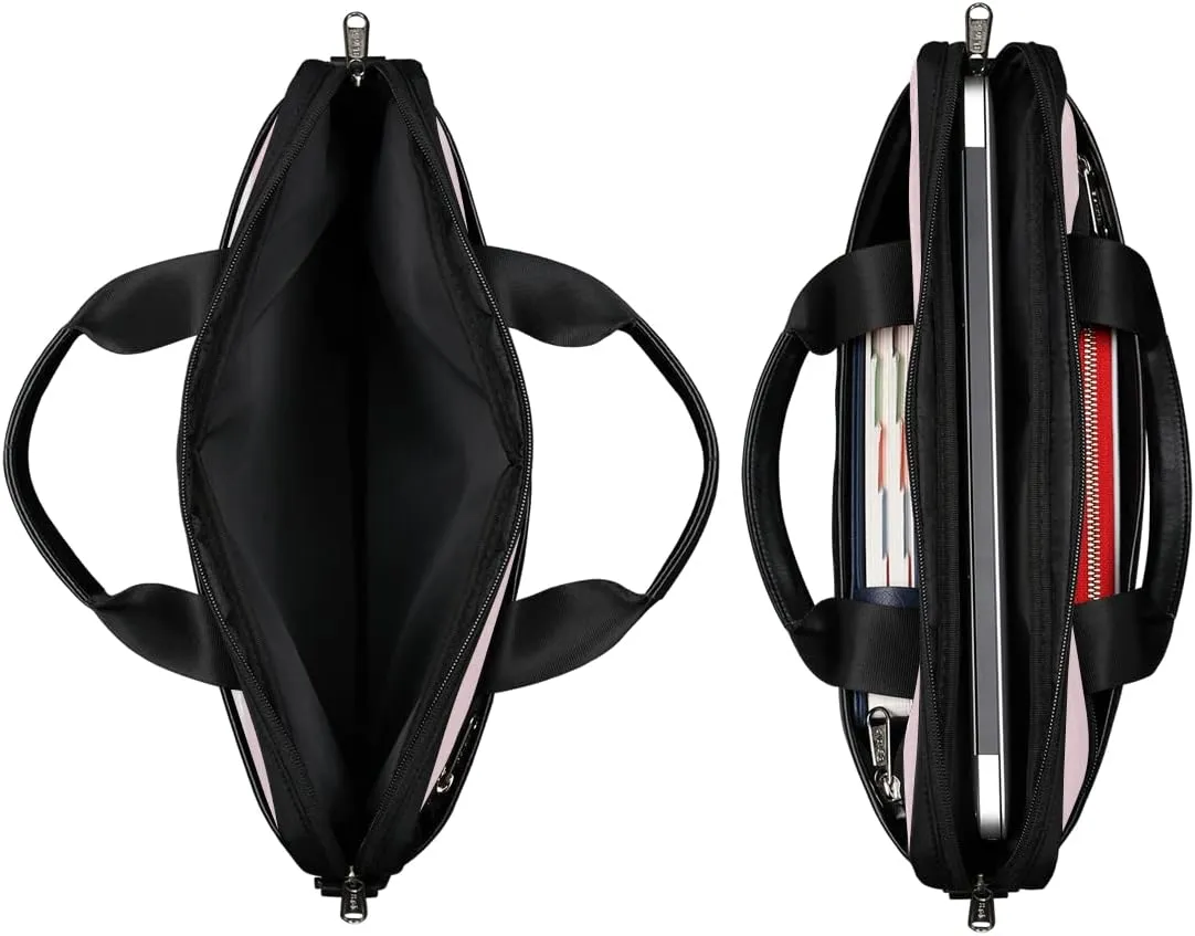 People Shapes Laptop Shoulder Messenger Bag Waterproof Laptop Briefcase Handle Padded Strap