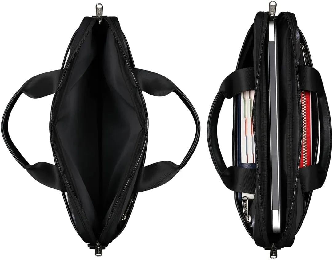 People Shapes Laptop Shoulder Messenger Bag Waterproof Laptop Briefcase Handle Padded Strap