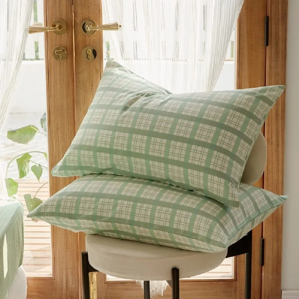 Plaid Pear Bed Set