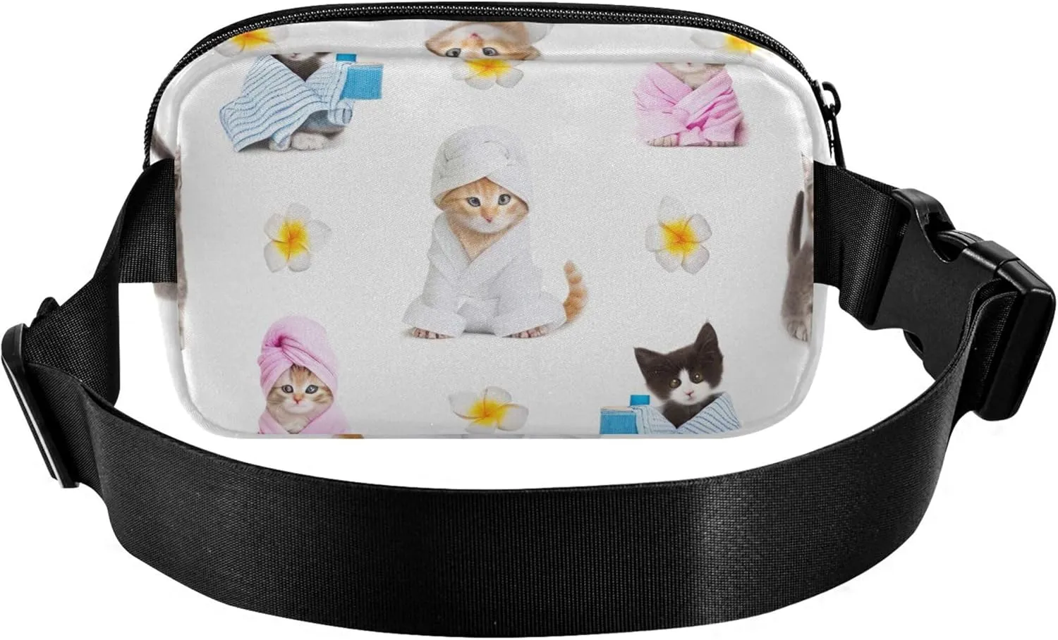 Please Help me Make Cute Womens Fanny Pack Waterproof Hip Pouch Belt Bag Flower Waist Purse for Women