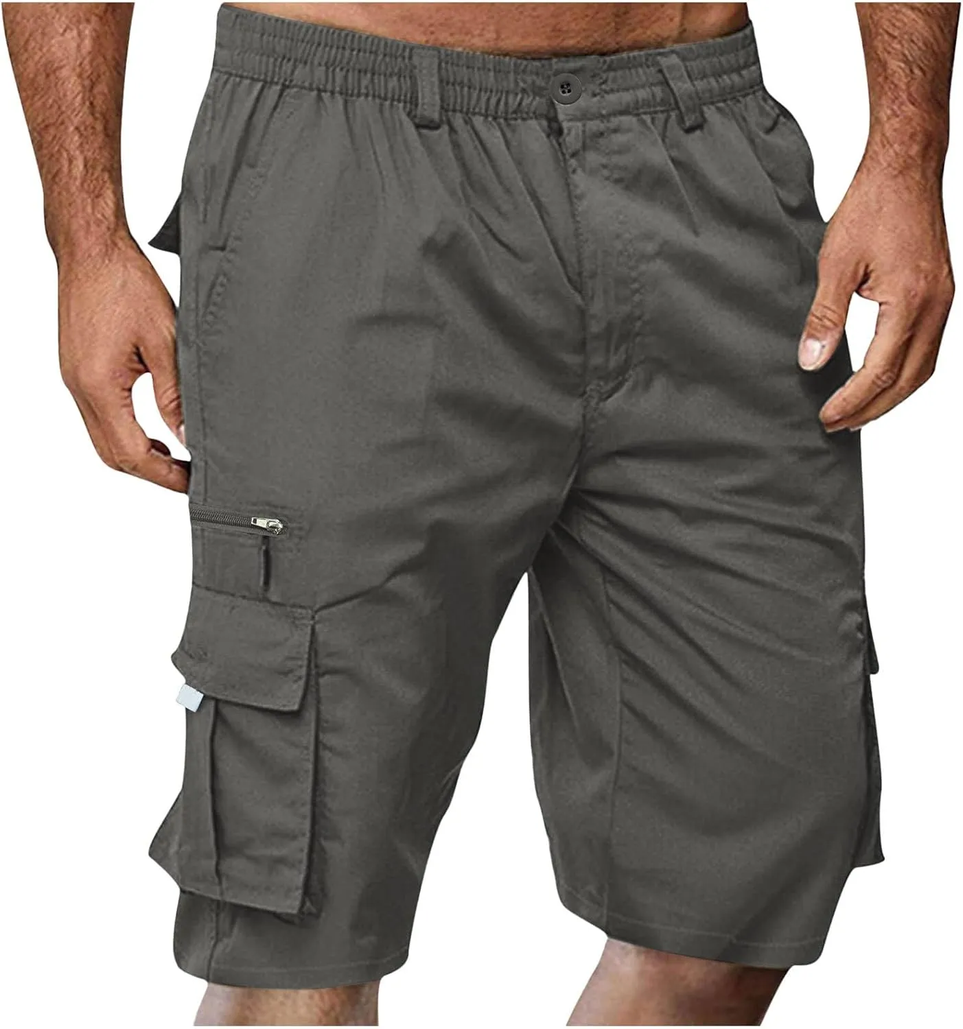 Plus Size Shorts for Men Casual Bike Cat Dungarees Button Date Sports Shorts for Men Chiffon Colourful Cycle Cargo