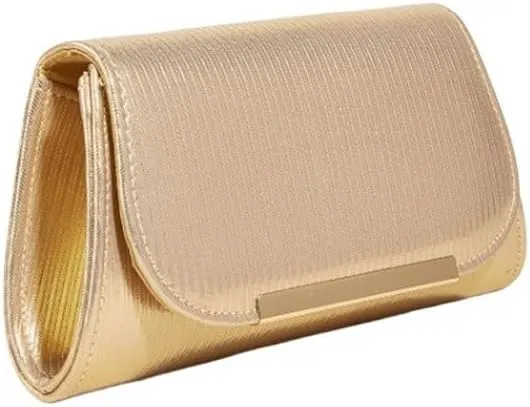PU Leather Women's Evening Bag Flap Simple Clutch Purses