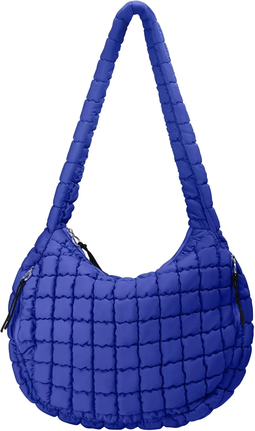 Puffer Tote Bag for Women Large Quilted Tote Bag Quilted Carryall Bag Soft Puffy Crossbody Bag Hobo Handbags Puff Purse