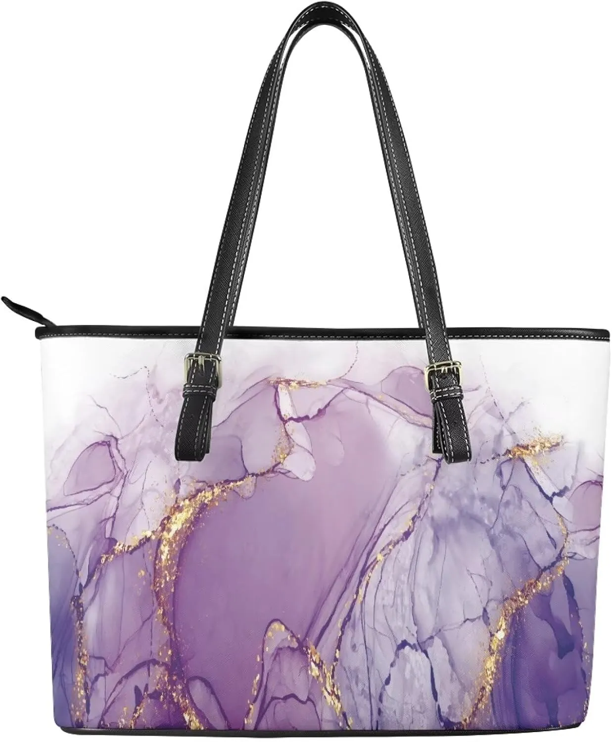 Rnyleeg Shoulder Bag for Women Soft PU Leather Tote Handbag for Work Large Casual Hobo HandBags with Zipper