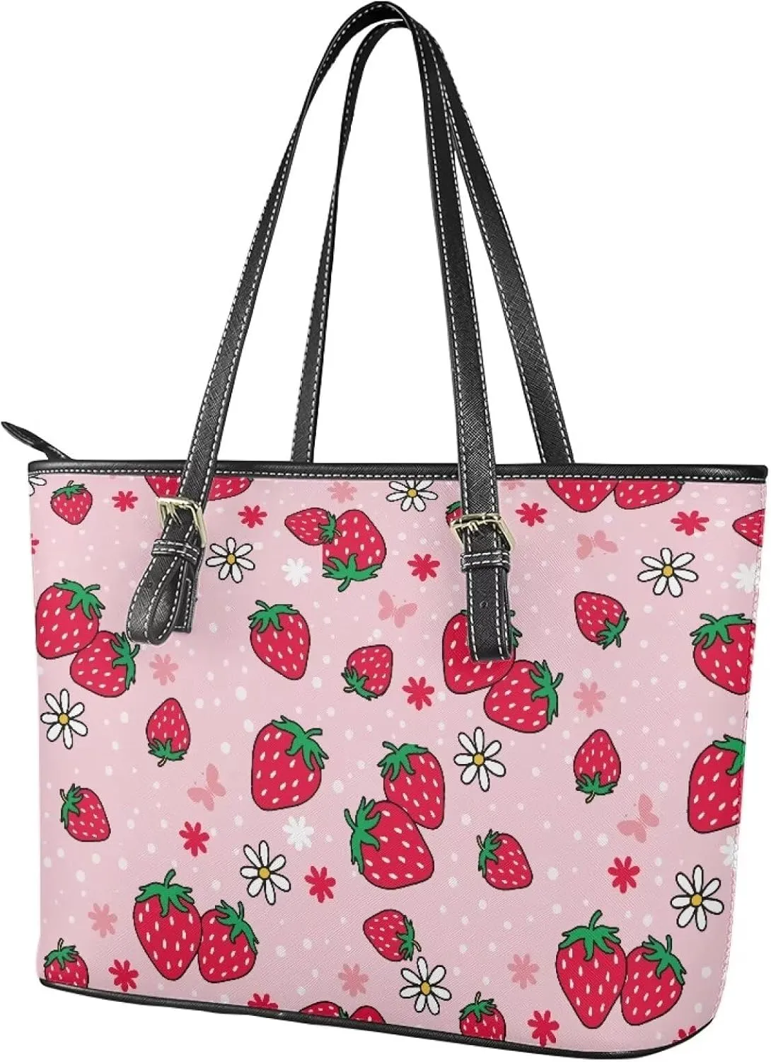 Rnyleeg Shoulder Bag for Women Soft PU Leather Tote Handbag for Work Large Casual Hobo HandBags with Zipper
