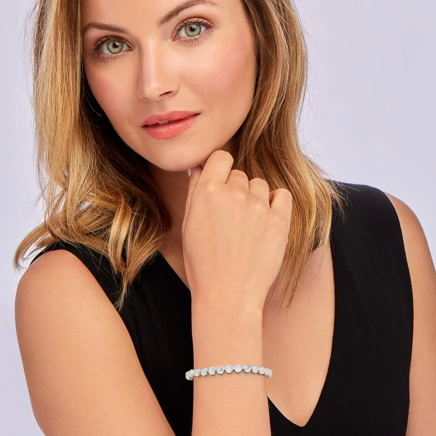 Ross-Simons Semi-Precious Gemstone Bracelet in Sterling Silver