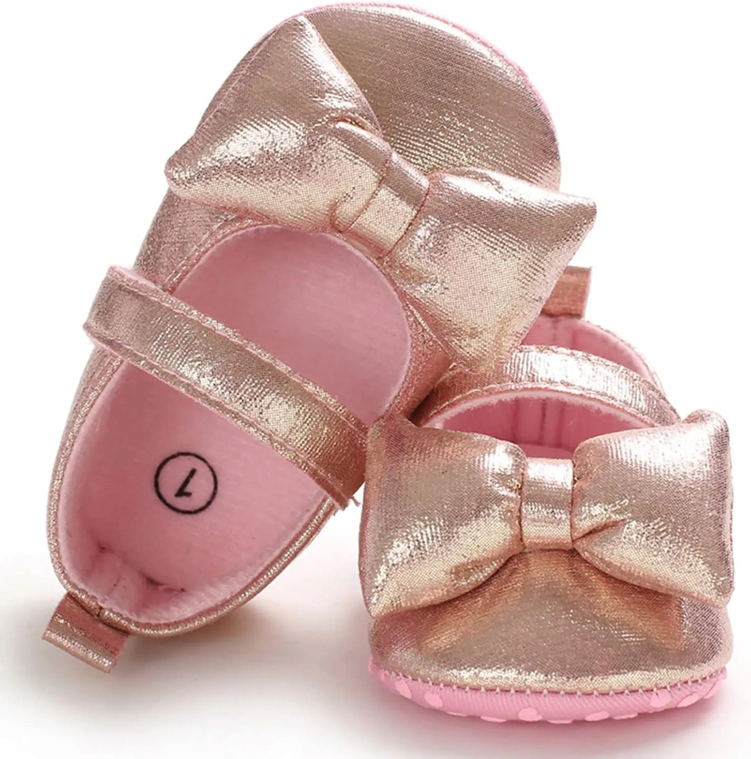 sfdgfhyf Running Shoes Children Baby Shoes Boys Girls Floor Sports Shoes Flat Bottom Non Slip Hook Loop Solid Color Bow