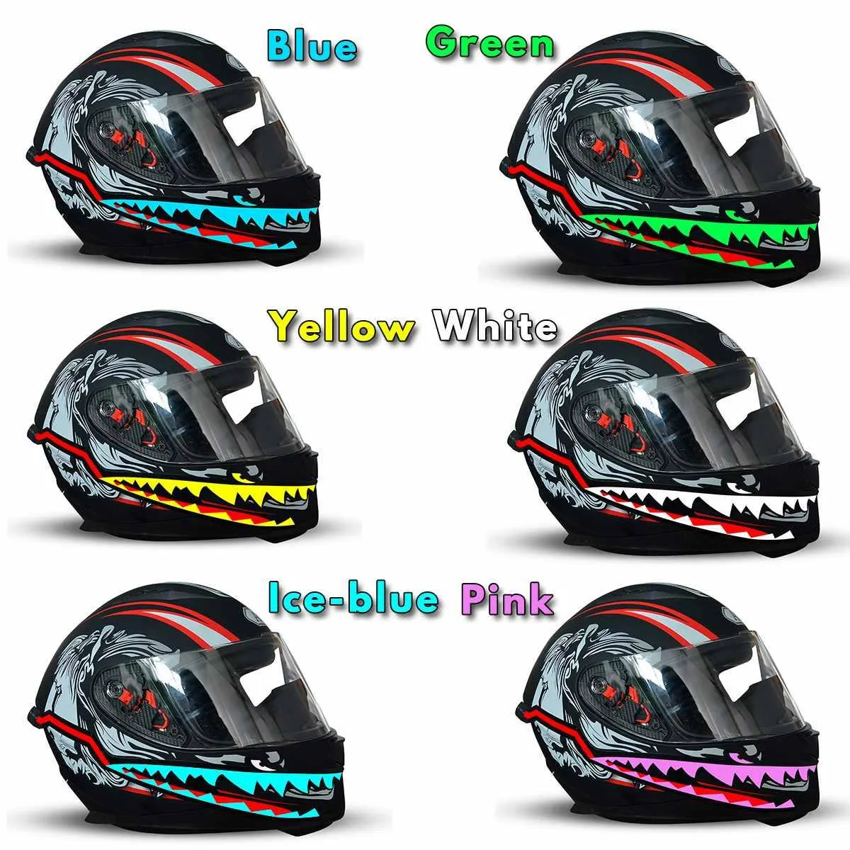 Shark Helmet EL Light Strips