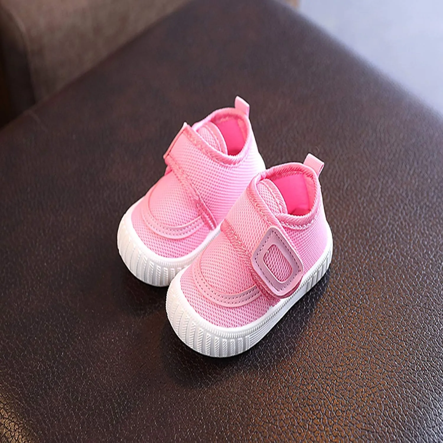 Shoes Toddlers Girls Sports Shoes Flying Baby Shoes Solid Toddler Mesh Loafers Woven Color Baby Shoes Children Canvas Sneakers
