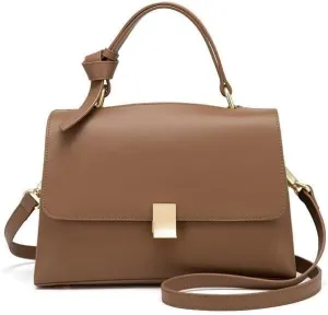 soft leather fashion satchel handbag