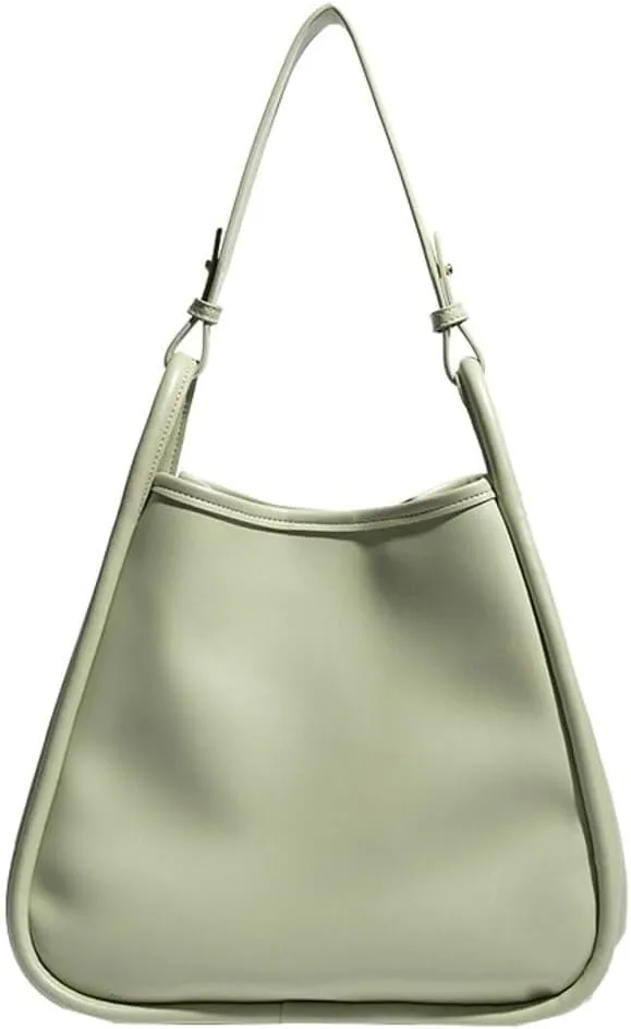 Soft Vegan Leather Shoulder & Large Tote Hobo Fashion Handbags for Women Casual Bucket Top Handle Purse
