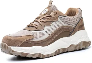 Steel Toe Sneakers for Men Women Lightweight Safety Work Shoes Comfortable Sneakers Slip-Resistant Composite Toe Shoes for Construction