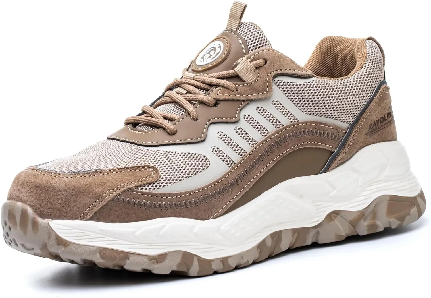 Steel Toe Sneakers for Men Women Lightweight Safety Work Shoes Comfortable Sneakers Slip-Resistant Composite Toe Shoes for Construction
