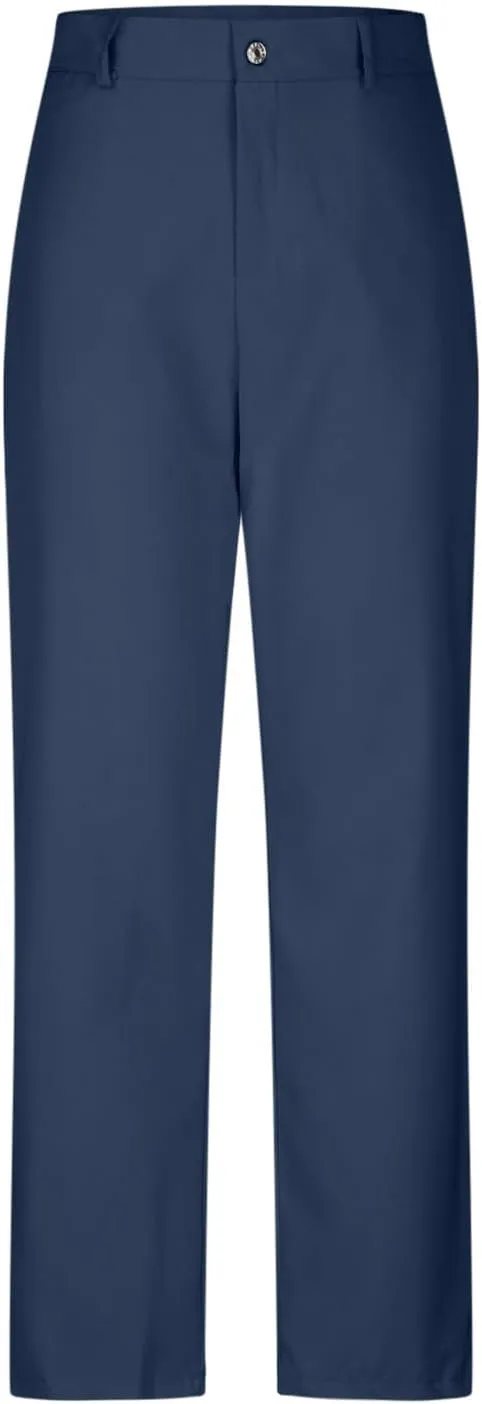 Straight Leg Dress Pants Women's High Waist Business Casual Trousers Slim Fit Dressy Full Length Work Pant with Pocket