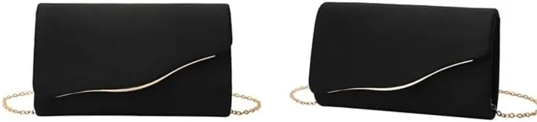 Suede Women's Evening Bag French Simple Clutch Purses
