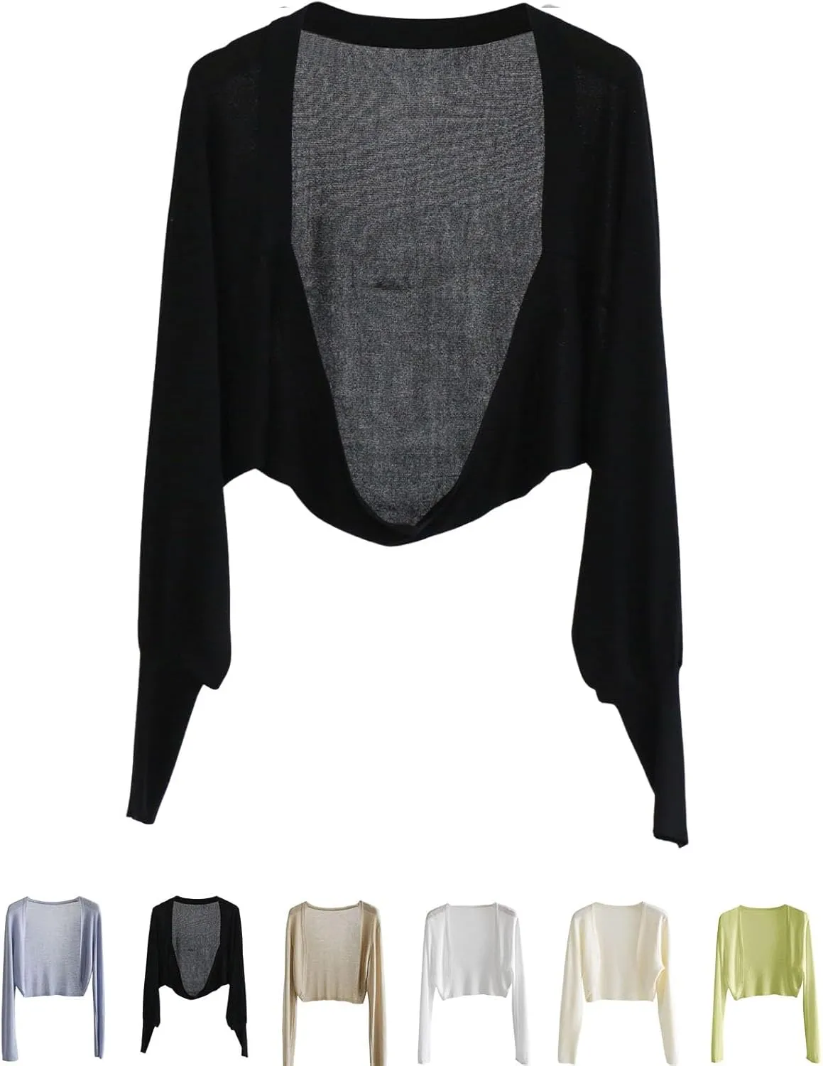 Sun Knit Cardigan Women's Thin Ice Silk Coat Shawl Air-Conditioned Shirt with Slip Skirt Soft