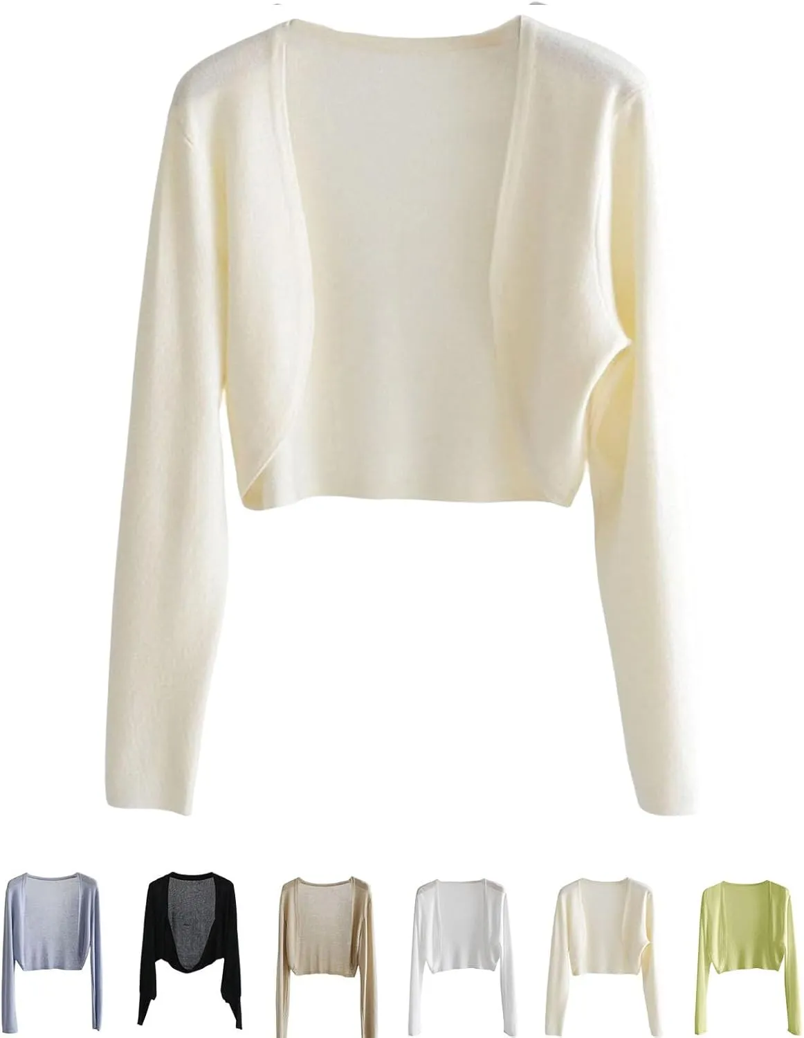 Sun Knit Cardigan Women's Thin Ice Silk Coat Shawl Air-Conditioned Shirt with Slip Skirt Soft