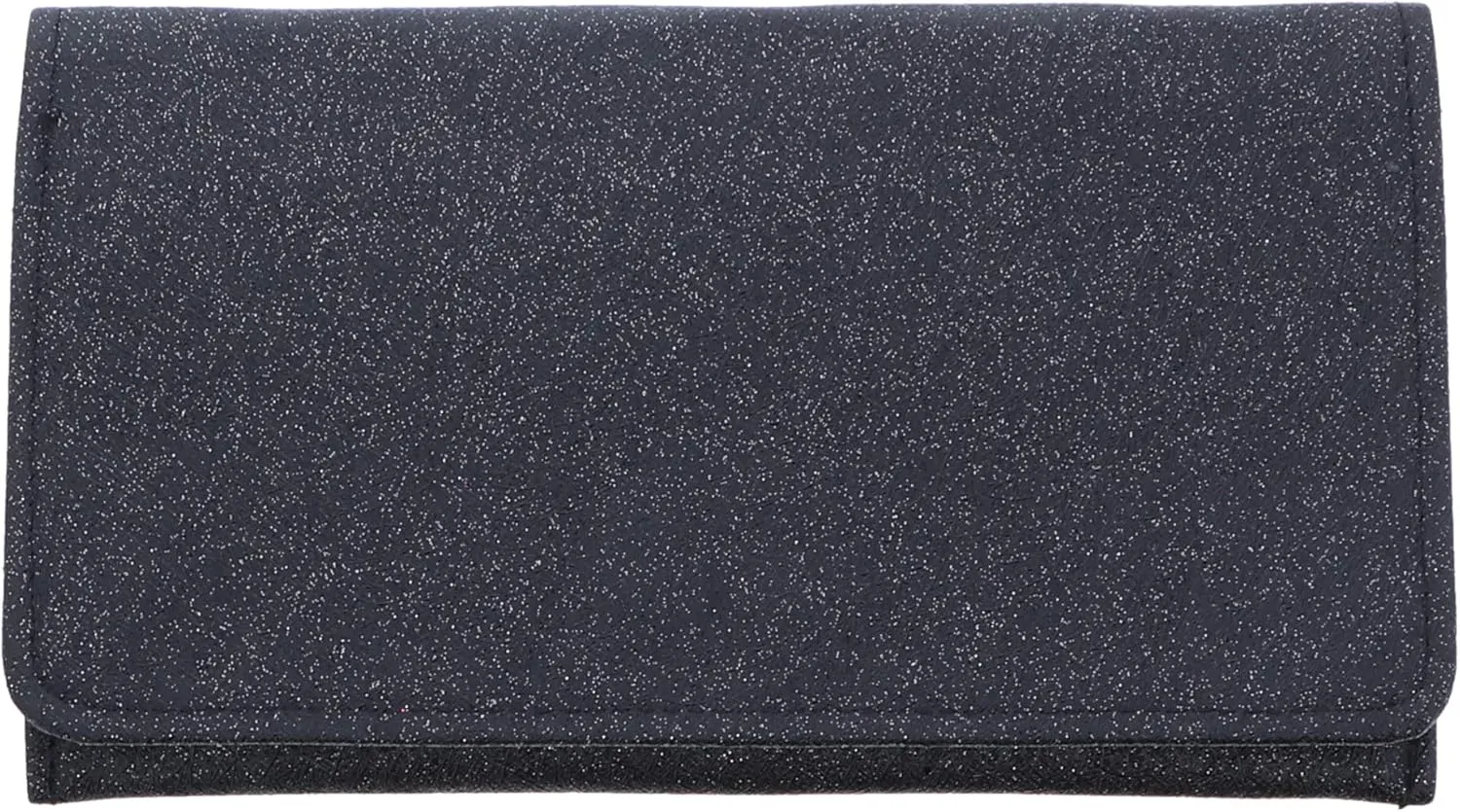 Thin Clutch with Sparkle Simple Evening Purse with Chain