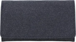 Thin Clutch with Sparkle Simple Evening Purse with Chain