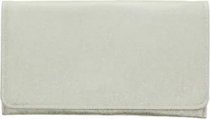 Thin Clutch with Sparkle Simple Evening Purse with Chain